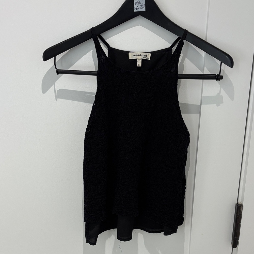 Black Lace Women's Top